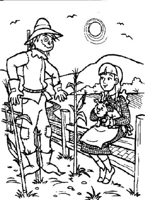 Printable Wizard Of Oz Coloring Pages Pdf