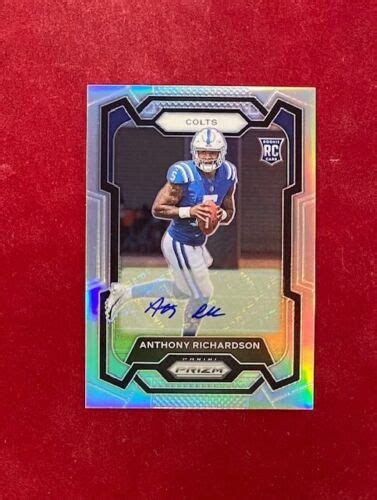 2023 PANINI PRIZM Anthony Richardson COLTS AUTOGRAPH AUTO SILVER PRIZM