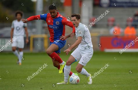 Damon Lathrope Torquay United Challenged Ball Editorial Stock Photo