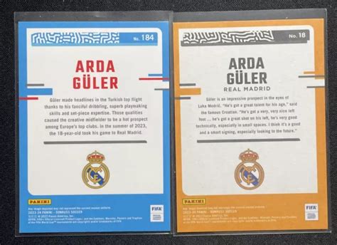 Panini Donruss Soccer Arda Guler Optique Rc The Rookies