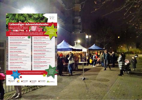 Lebendiger Adventskalender Neuendorf Soziale Stadt Koblenz Neuendorf