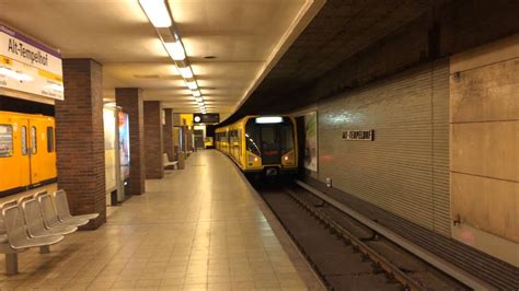 U Bahn Berlin H97 5006 Durchfahrt Bahnhof Alt Tempelhof BVG 1080p Full