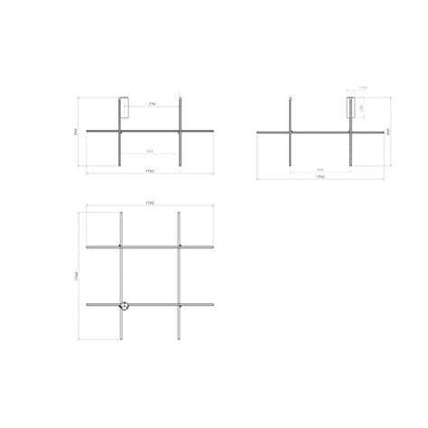 Coordinates Loftlampe 4 Argent Flos