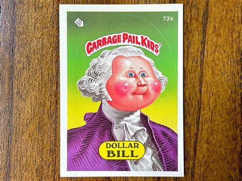 1985 Two Star Dollar Bill 73b Garbage Pail Kid Series 2 Card Sharp