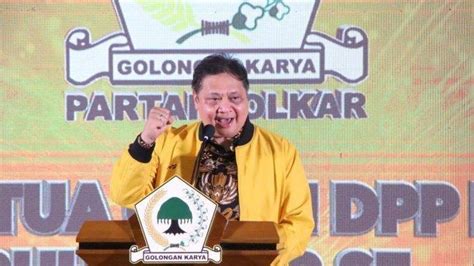 Airlangga Hartarto Golkar Dan Pilpres Berdasarkan Hasil Rakernas