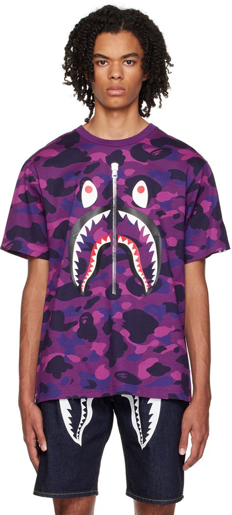 Bape Shark Purple Camo Tee Atelier Yuwa Ciao Jp