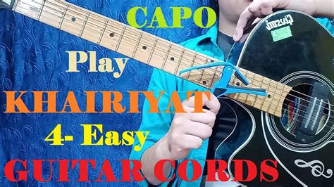 Khairiyat Guitar Cords Lesson Arijit Singh Chhichhore Easy