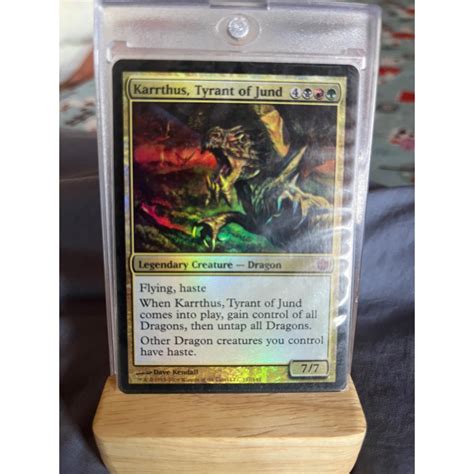 การ์ด Mtg Karrthus Tyrant Of Jund Foil Magic The Gathering Edh