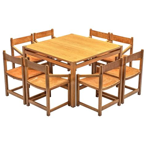 Jordi Casablanca Muntañola Dining Set In Pine With S5 Armchairs For