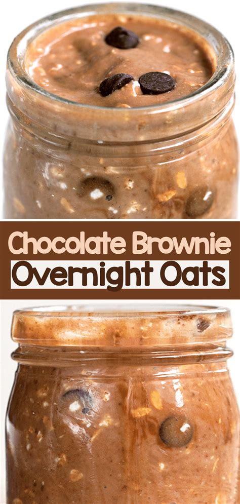 Brownie Batter Chocolate Overnight Oats