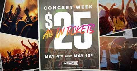 Live Nation Offering Concert Tickets Best Classic Bands