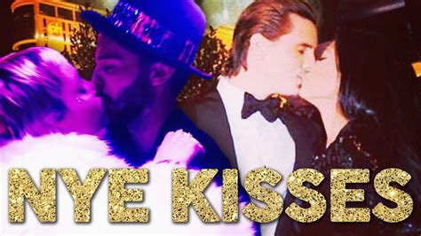 9 Most Memorable New Years Eve 2015 Kisses Youtube