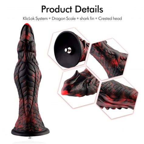 Hismith 10 2 Silicone Evil Fisher Dildo With KlicLok System