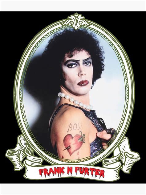 "Rocky Horror Frank n Furter Portrait" Poster for Sale by nixxart ...