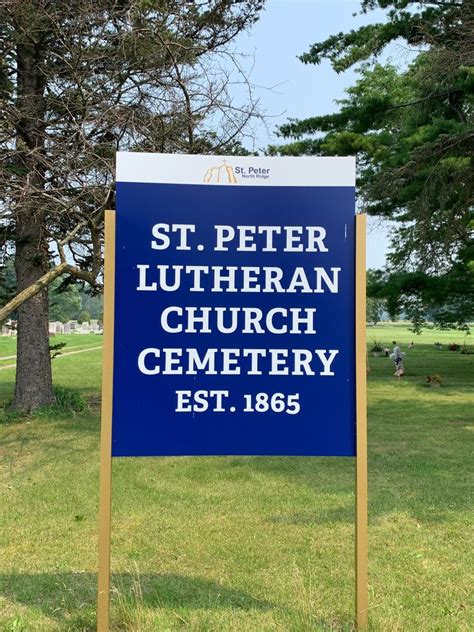 Saint Peter Lutheran Cemetery In North Ridge New York Find A Grave