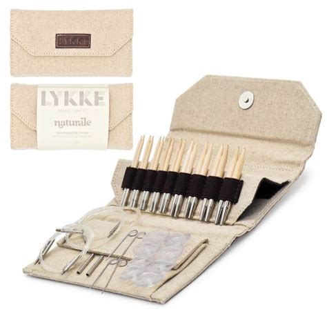 Set Daiguilles Circulaires Interchangeables Naturale Collection Lykke