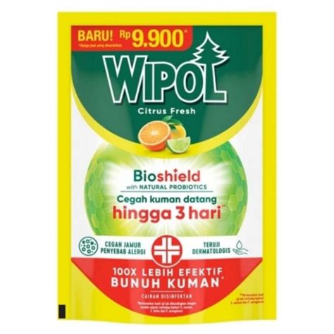 Jual Wipol Karbol Probiotic Pembersih Lantai Citrus Fresh Ml