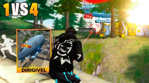 S Pode Lotear Dirigivel Nesse Desafio Solo Vs Squad Free Fire Mobile