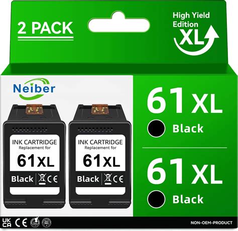 Nynyg Remanufactured 61xl Ink Cartridges Combo Pack Compatible For Hp