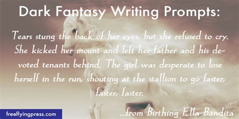 Dark Fantasy Romance Writing Prompts From Ella Bandita And The Wanderer — Dark Fantasy Novels