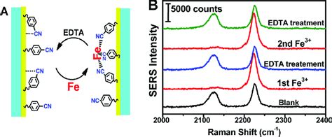 A Schematic Illustration Of Regeneration Of Sers Nanoprobe Through