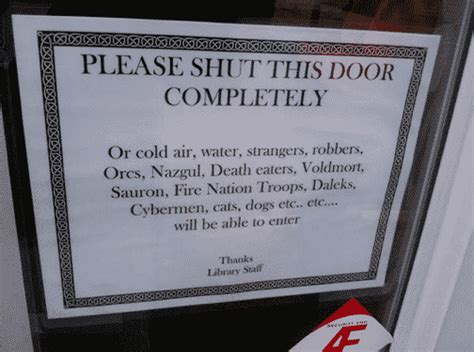 Funny Door Signs That Don’t Make Sense 2018 | This Blog Rules