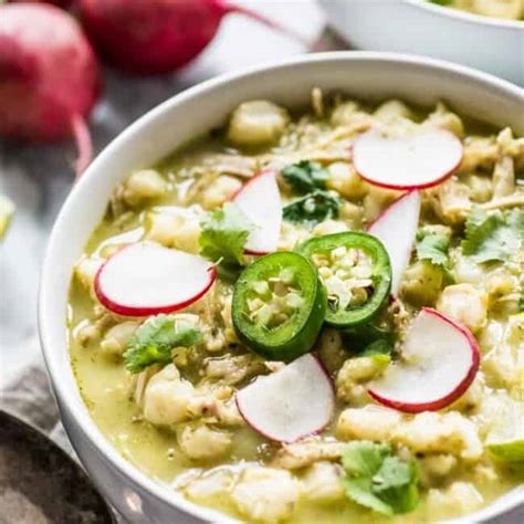 Chicken Pozole Verde Isabel Eats Easy Mexican Recipes