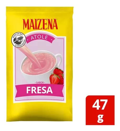 Maizena Atole Fecula De Maiz Sabor Fresa G Mercadolibre