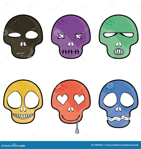 Emotion Skull Stock Vector Illustration Of Punk Love 5409965