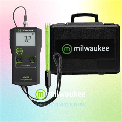 Milwaukee Mw Pro Ph Meter With Hard Carrying Case For Portable