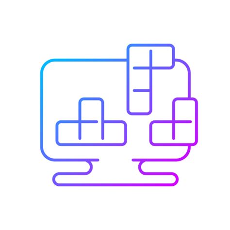 Tetris Generic Gradient Icon