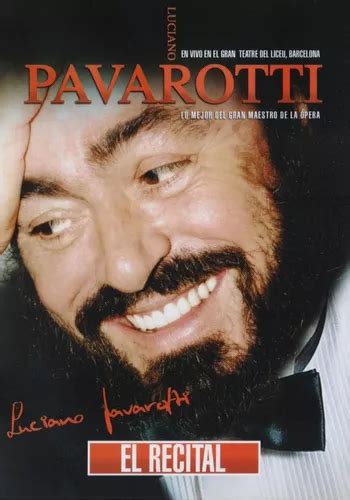 Luciano Pavarotti El Recital Dvd Producido Por Zima Mercadolibre