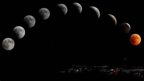 HD wallpaper: night, lunar phases, moon, moon phases, astronomical ...