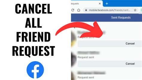 How To Cancel All Friend Request On Facebook In One Click New Update Youtube