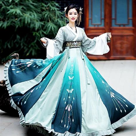 Cjstore Robe Traditionnelle Chinoise Hanfu Rouge Femmes Danse