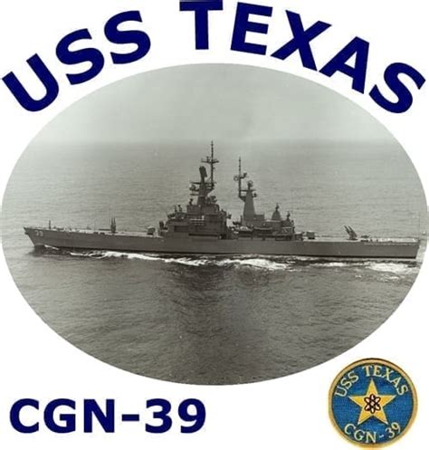 CGN 39 USS Texas 2-Sided Photo T-Shirt