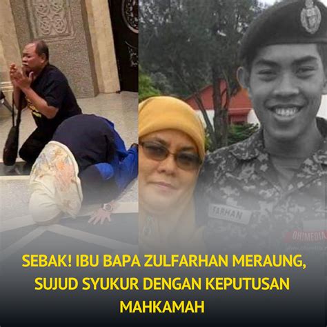 Seb K Ibu Bapa Zulfarhan Mer Ung Sujud Syukur Dengan Keputusan