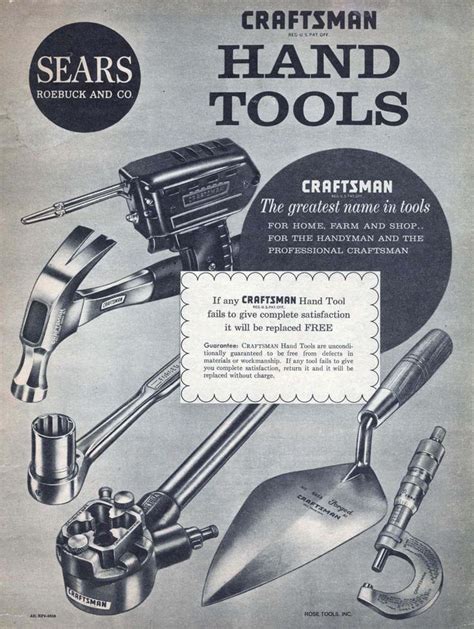 Craftsman Hand Tools 1964 Catalog Sears Roebuck And Co Free