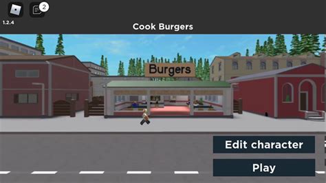 Playing Roblox Cook Burgers Youtube