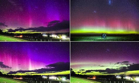 Southern Lights in Tasmania captured in stunning images | Daily Mail Online