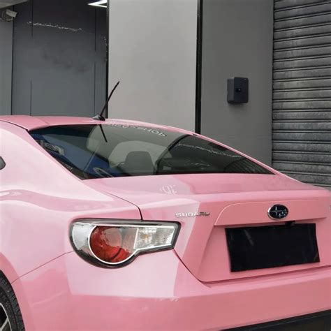 Subaru Brz Wrap Best Ravoony Glossy Crystal Peach Pink Car Vinyl Wrap