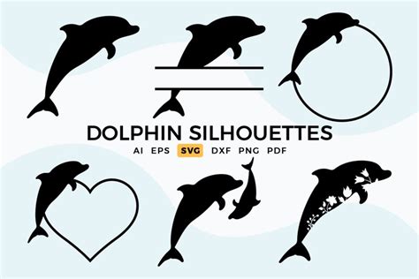 Dolphin Clipart SVG Bundle