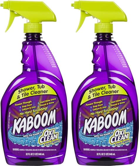 Kaboom Shower Tub And Tile Cleaner With Oxiclean 32 Oz By