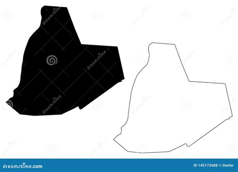 Ouargla Province Map Vector Stock Vector - Illustration of arab, outline: 145172688