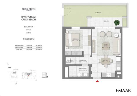 Bayshore Apartments at Dubai Creek Harbour - Floor Plans