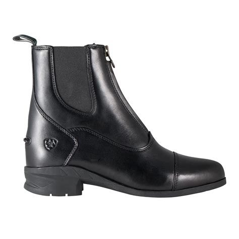 Ariat Ladies Heritage Iv Zip Paddock Boots Black Schneiders Saddlery