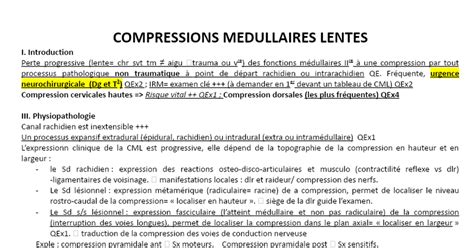 Compressions Medullaires Lentes Google Docs