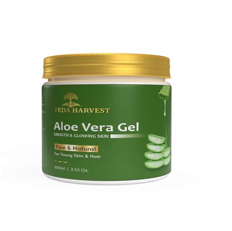 Veda Harvest Aloe Vera Gel Moisturizer For Oily Skin 600 Ml For Anti