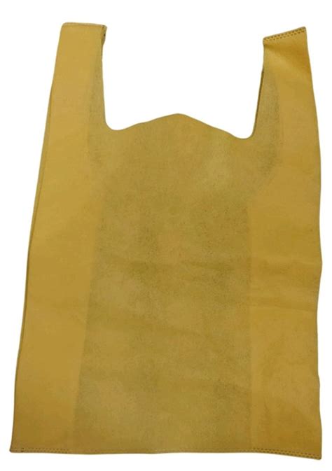 Yellow W Cut Non Woven Bag At Rs 150 Kg Non Woven W Cut Bags In New