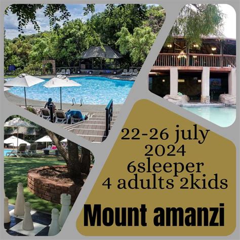 Accommodation in SA - Mount Amanzi 22-26 July 2024 (4 nights) 6 sleeper ...